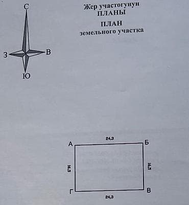 variant kg: Продам 4-сотки На Красной книги «Бектенова/Скрябина» - 285т$ — 4