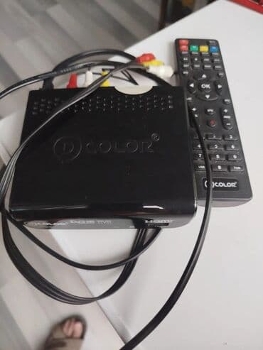 тв тюнеры mirascreen: Цифровой эфирный ресивер D-Color DC910HD Прошу. 1200 сом. - — 2