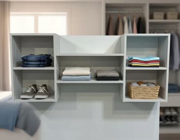 мини стенка: Кийимдер үчүн текче, ЛДСП — 1