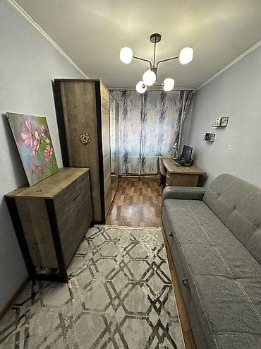 квартира ош 3 комната: 3 комнаты, 74 м², 104 серия, 4 этаж, Косметический ремонт — 4