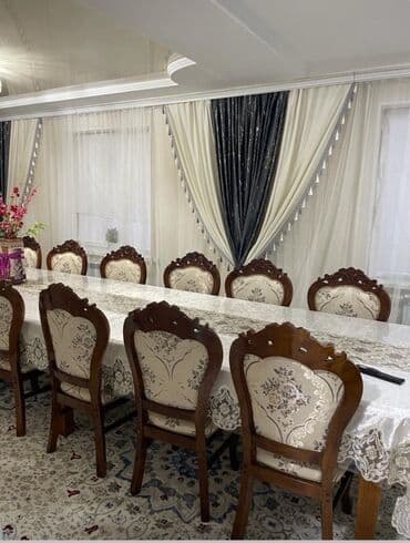 я ищу бу мебель: Конок бөлмөсү үчүн үстөл жана отургуч, Колдонулган, Өзү алып кетүү, түсү - Күрөң — 2