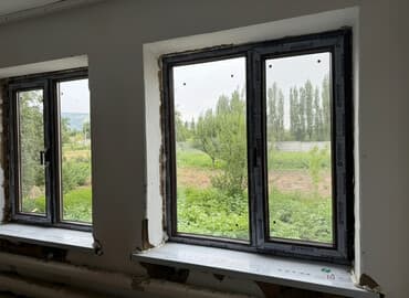 айнек терезелер: ПВХ-окна Wintech с энергосберегающим стеклопакетом - Материал — 1