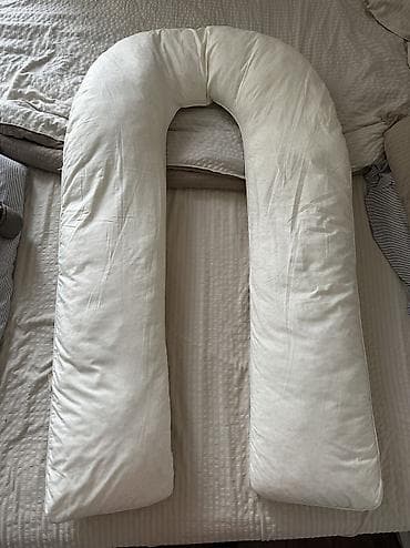 Подушки: U‑образная подушка для беременных (полноразмерная) Продам б/у подушку — 3