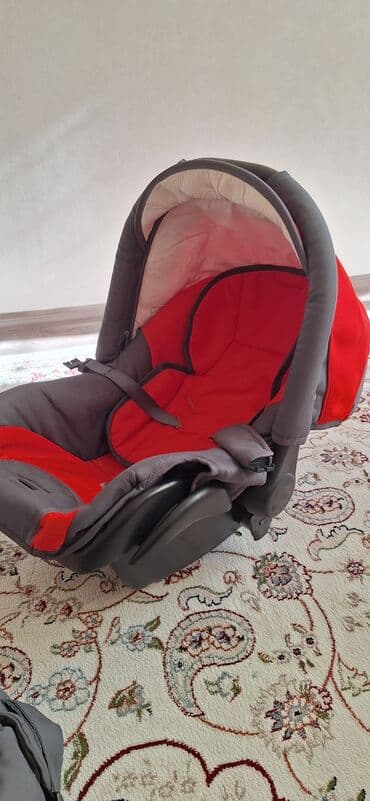 автомобильное кресло для грудничков: Автокресло, цвет - Красный — 6