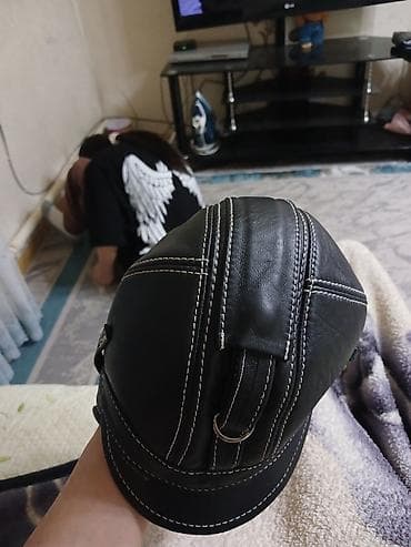 Платья: Шапка, Натуральная кожа, Зима, С козырьком — 3