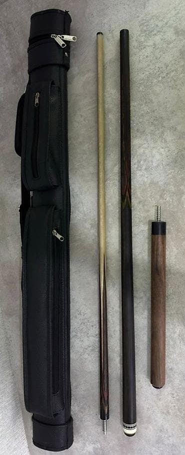 Бильярдный набор: разборный кий + удлинитель + чехол Модель:8лучевой