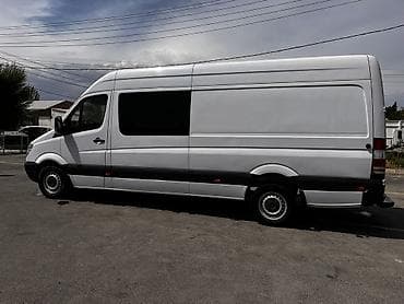 transporter multivan: Mercedes‑Benz Sprinter (длинная база, высокий крыша), белый. 2.7 мотор — 1