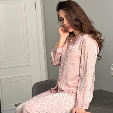 банный халаты: Стильные пижамки Размеры 42 до 60 💯 хлопок рынок Орто-Сай «Оберон» — 8