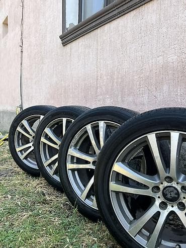 машина х5: Колеса в сборе 225 / 50 / R 18, Лето, Б/у, Комплект, Легковые, Литые, отверстий - 5 — 2