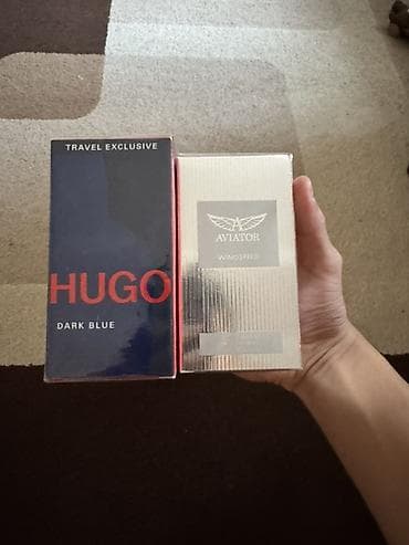 Два мужских аромата в комплекте: 1) Hugo Boss Hugo Dark Blue (Travel
