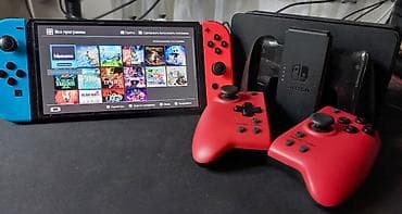 Nintendo Switch: Продаю Nintendo switch Oled чипованный (камикадзе) флешка 128gb — 8
