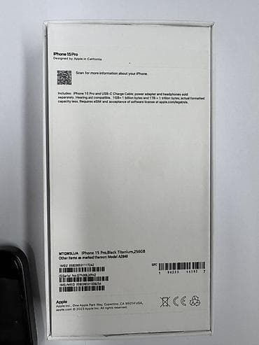 Техника жана электроника: IPhone 15 Pro, цвет: чёрный титановый в кыргызстане не зарегистрирован — 8