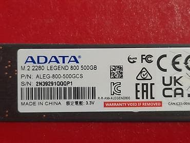 gt 750: Накопитель, Б/у, ADATA, SSD, 512 ГБ, Для ПК — 6