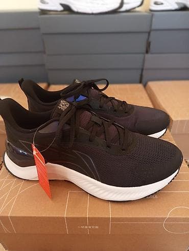 Мужская обувь: Кроссовки Li-Ning (модель для бега/тренировок) - Цвет: чёрный с — 1