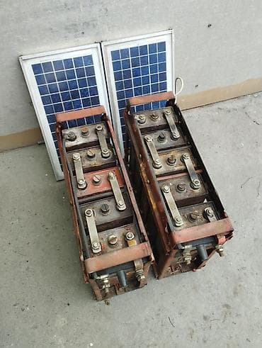 солнечный панель: Аккумулятор 100 и более Ач, Б/у — 1