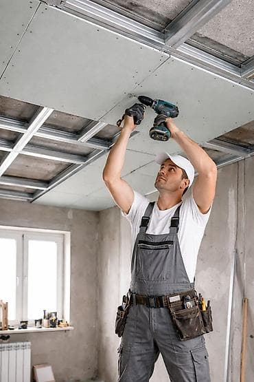 работа с гипсокартоном: Монтаж из гипсокартона под ключ Профессиональные работы по ГКЛ для — 1