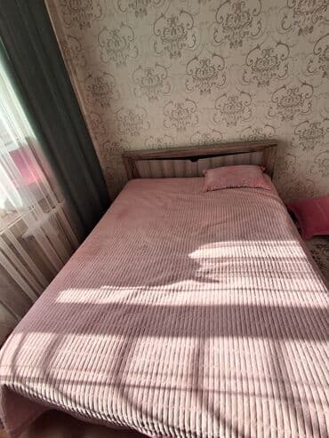 ортопедические кровати с подъемным механизмом: Двуспальная кровать, Б/у, Без матраса, длина - 200 см — 1