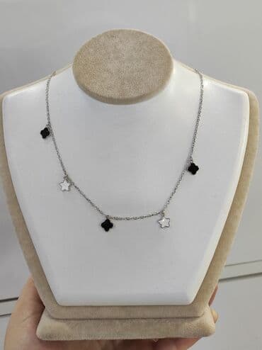 сырга: Новая коллекция дизайн под Ванклиф Серебряное Колье 925 пробы Длина — 1