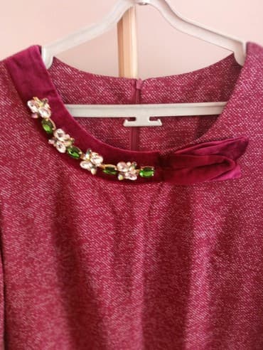 праздничные платья больших размеров: Платье новое, длина: 103 см, размер: 46-48 — 1