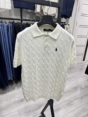 Эркектер кийими: Эркектердин көйнөгү, L, 2XL, XL, Polo Ralph Lauren, Жаңы, түсү - Ак, Өзү алып кетүү — 4