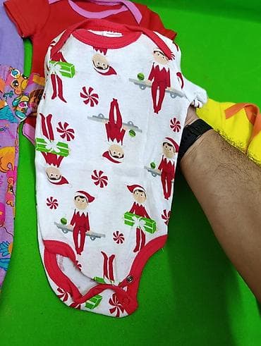 Боди на мальчику и девочку одежда на 6-12 месяцев👚 Комплектация — 3