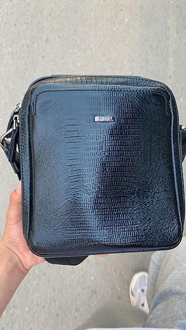 Сумка мужская через плечо BUTUN - Формат: компактная квадратная