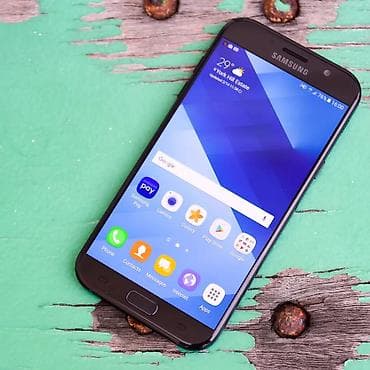 samsung note7: Samsung Galaxy A7 2017, Б/у, 2 SIM — 1