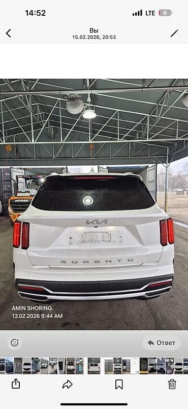 унаалар: Kia Sorento: 2022 г., 2.2 л, Автомат, Дизель, Кроссовер — 2