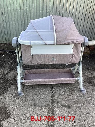 детские коляски люльки: Манеж-кровать, Раскладной, Другой материал — 1