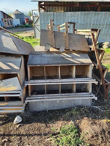 go find 66: Многоярусные деревянные клетки/гнездовые блоки для птицы (кур — 4