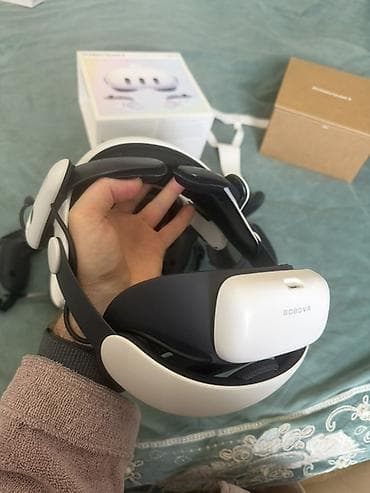 очки meta: Meta Quest 3 128Gb с топовым креплением и доп питанием — автономный — 5
