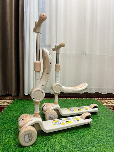 электронные сомакаты: Детский самокат с подсветкой и музыкой (для детей от 2 до 6 лет) — 9