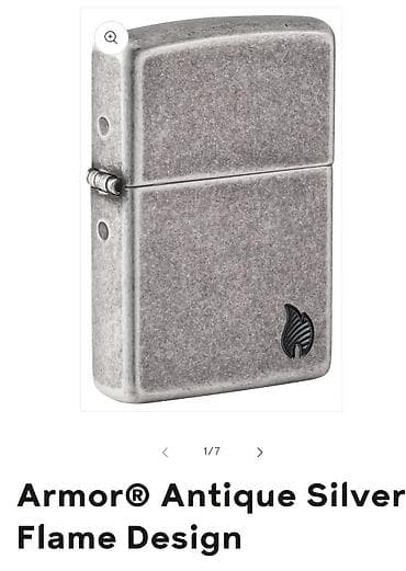 Аксессуарлар: Күйгүзгүч, Zippo, Бензин — 7