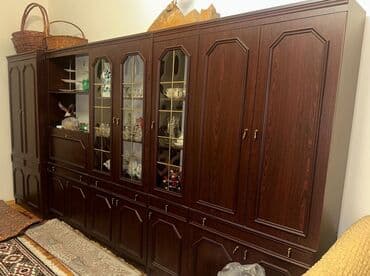 купить стенку для дома: Буфет, Без мойки, Дерево — 3