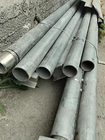 Каменные заборы: Металлическая труба для заборов, Диаметр: 100, Толщина: Другая толщина — 1