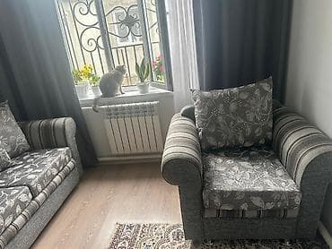 Комплект мягкой мебели, цвет - Серый