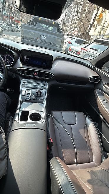 машина дешёвый: Hyundai Santa Fe: 2021 г., 2.2 л, Робот, Дизель, Кроссовер — 9