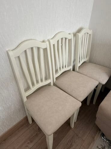 Стол и стул для зала, Новый, цвет - Бежевый