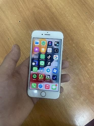 IPhone 7, Б/у, 32 ГБ, Серебристый, 81 %