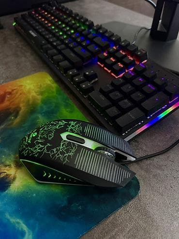 чехол редми нот 9 с: Игровой комплект V.V.Hunter: клавиатура + мышь -2000 сом - — 2