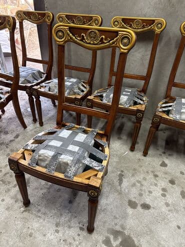 мебель в ванную комнату под заказ: Стул для кухни, Новый, Дерево, цвет - Коричневый — 1