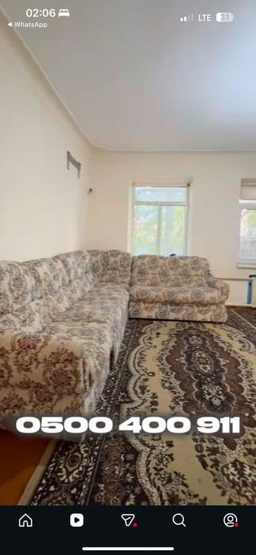 Бөлмөлөр: Үйдүн жарымы, 58 м², 2 бөлмө, Менчик ээси — 5