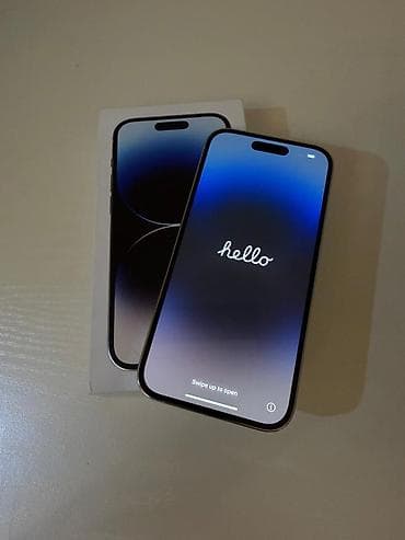 iphone 5a: IPhone 14 Pro, Б/у, 256 ГБ, White Titanium, Коробка, 82 % — 1