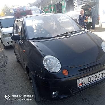 Транспорт: Daewoo Matiz: 2010 г., 0.8 л, Кол менен иштөөчү, Бензин, Хетчбек — 3