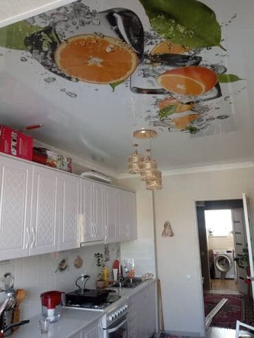 готовый домик: Натяжной потолок Матовое, Глянцевое, 3D потолки Гарантия, Бесплатная консультация, Бесплатный замер — 8