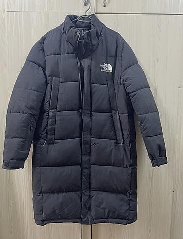 куртка north face: Пуховик, По колено, Стеганый, XL, 2XL — 1