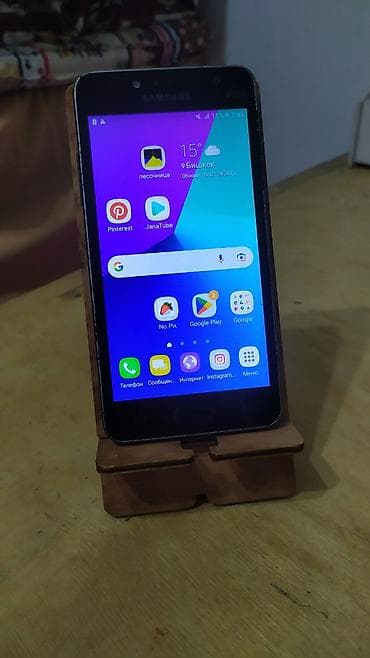 samsung g3: Samsung Galaxy J2 Prime, Б/у, 16 ГБ, цвет - Черный, 2 SIM — 2