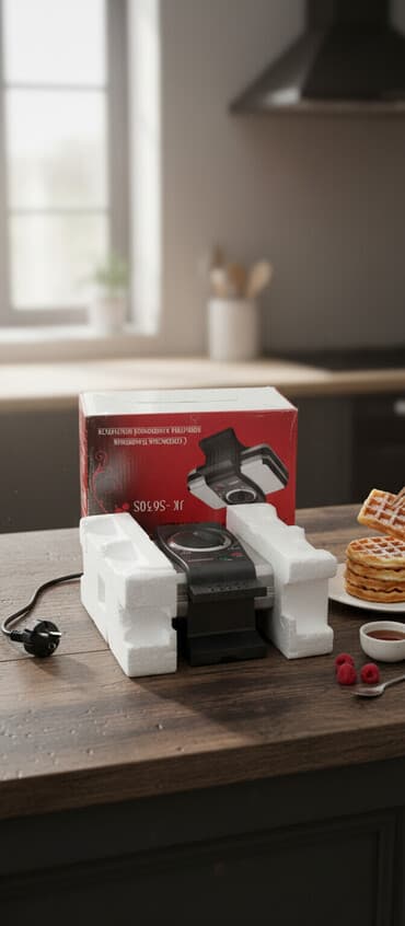 электроные книги: Электрогриль-вафельница JARKOFF JK-5850S - Настольный электрический — 1