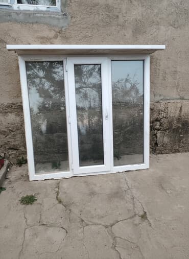 купить уголь в бишкеке цена: Пластиковая дверь, Б/у, Со стеклом — 1