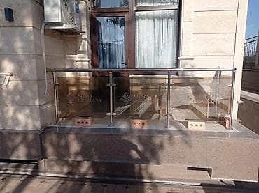 Кеңсе буюмдары: Каптал тосмолорун жасоо Материалы: Айнек, Жеке менчик үй үчүн, Жабуусу: Никель, Акысыз жеткирүү — 1